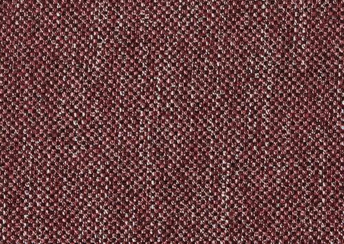 ECKSOFA  in Flachgewebe Weinrot  260/210 cm  - Weinrot/Schwarz, Design, Textil/Metall (260/210cm) - Johann Jakob