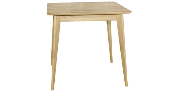 ESSTISCH in Holz 80/80/76 cm - Eichefarben, Design, Holz (80/80/76cm) - Carryhome