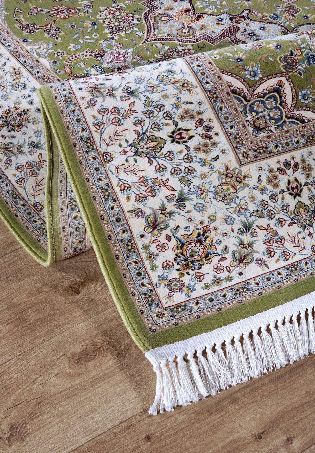FLACHWEBETEPPICH 190/285 cm Kollektion 1870 Creme, Hellgrün  - Creme/Hellgrün, Design, Kunststoff/Textil (190/285cm) - Villeroy & Boch
