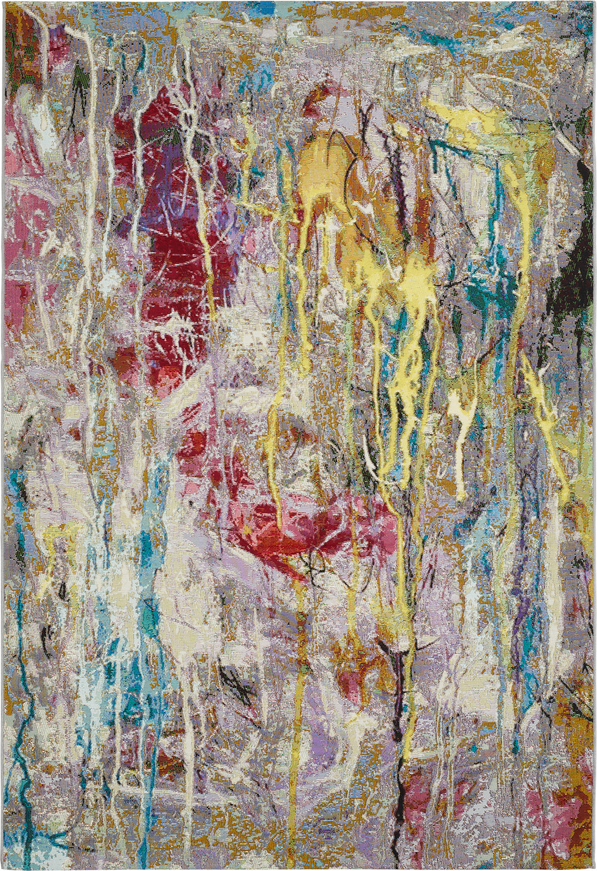 FLACHWEBETEPPICH 80/165 cm Platana Multicolor  - Multicolor, Design, Kunststoff (80/165cm)