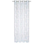 ÖSENVORHANG halbtransparent  - Blau, Trend, Textil (140/245cm) - Esposa