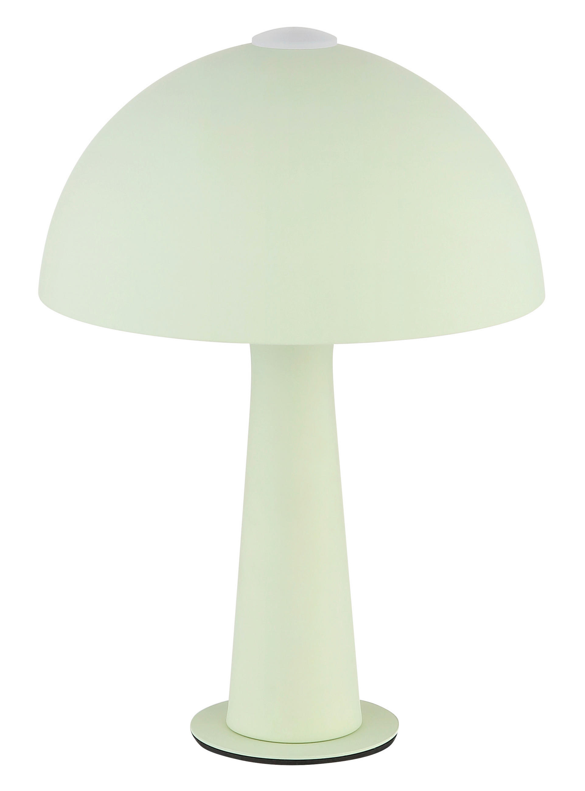 TISCHLEUCHTE Julia 20/28,5 cm  - Schwarz/Grün, Design, Kunststoff/Metall (20/28,5cm) - Globo