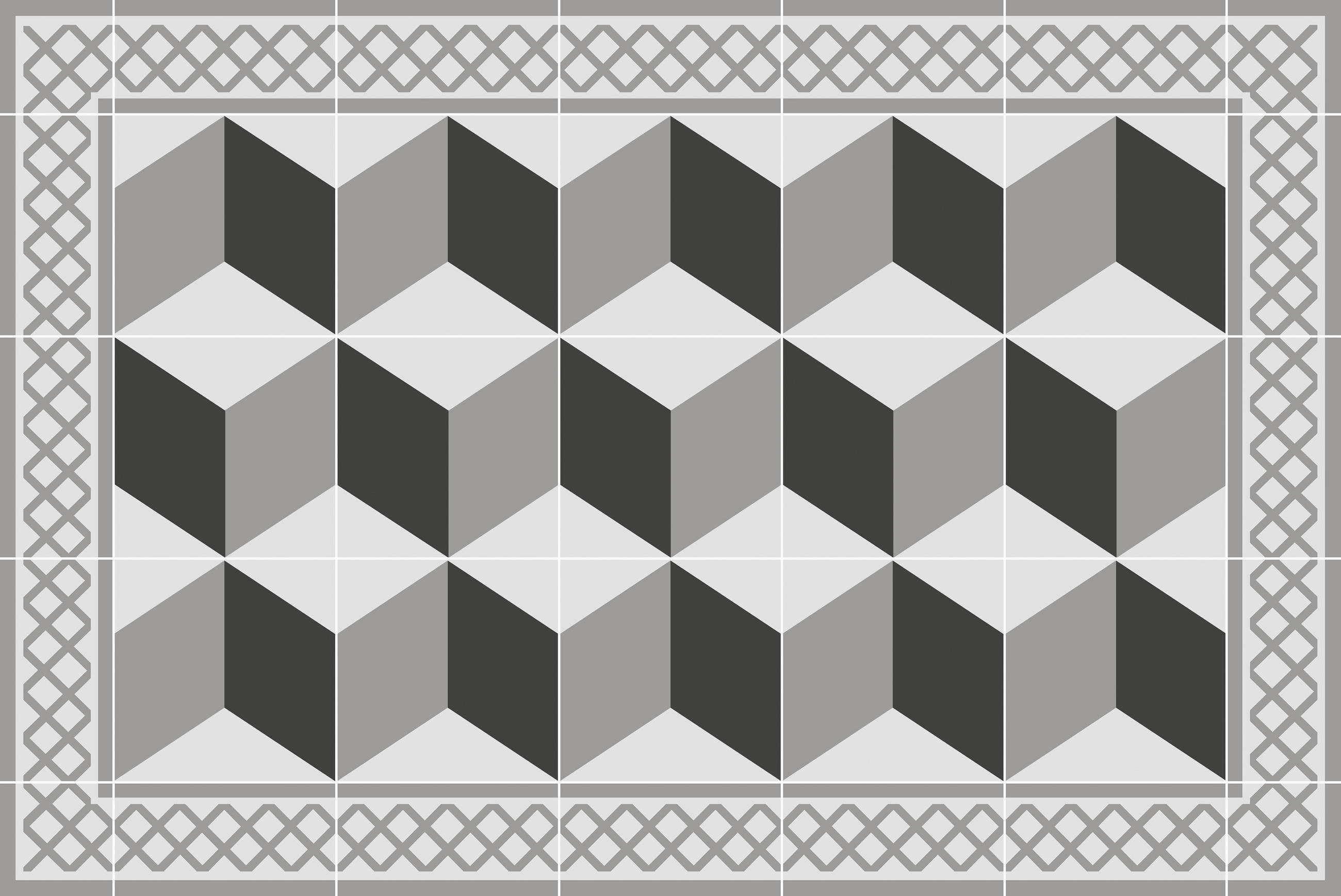 OUTDOORTEPPICH 40/60 cm Grau - Grau, Design, Kunststoff (40/60cm)