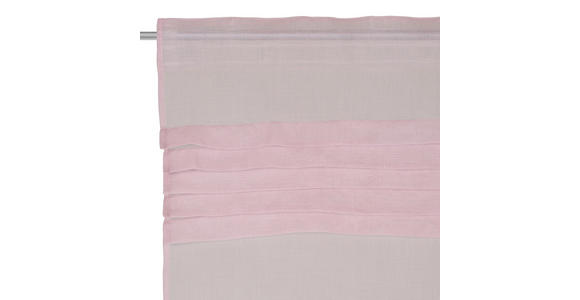 FERTIGVORHANG halbtransparent  - Rosa, KONVENTIONELL, Textil (140/245cm) - Esposa