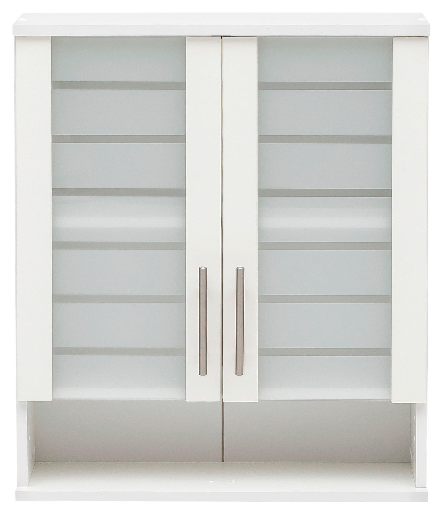 Thumbnail - Mid.you Hängeschrank, Weiß, Holzwerkstoff, 2 Fächer, 59.8x70.8x20.5 cm, Made in Germany, hängend, Badezimmer, Badezimmer...