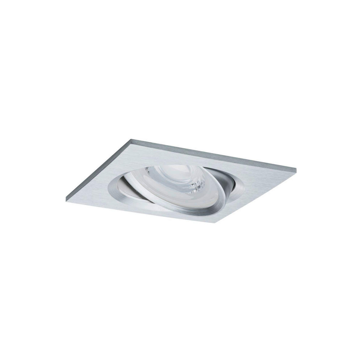 LED-DECKENLEUCHTE 8,4/8,4 cm   - Alufarben, Basics, Metall (8,4/8,4cm) - Paulmann