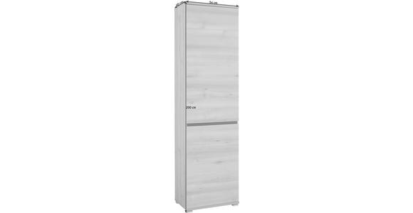GARDEROBENSCHRANK 54/200/40 cm - Anthrazit/Buchefarben, Basics, Holzwerkstoff (54/200/40cm) - Carryhome