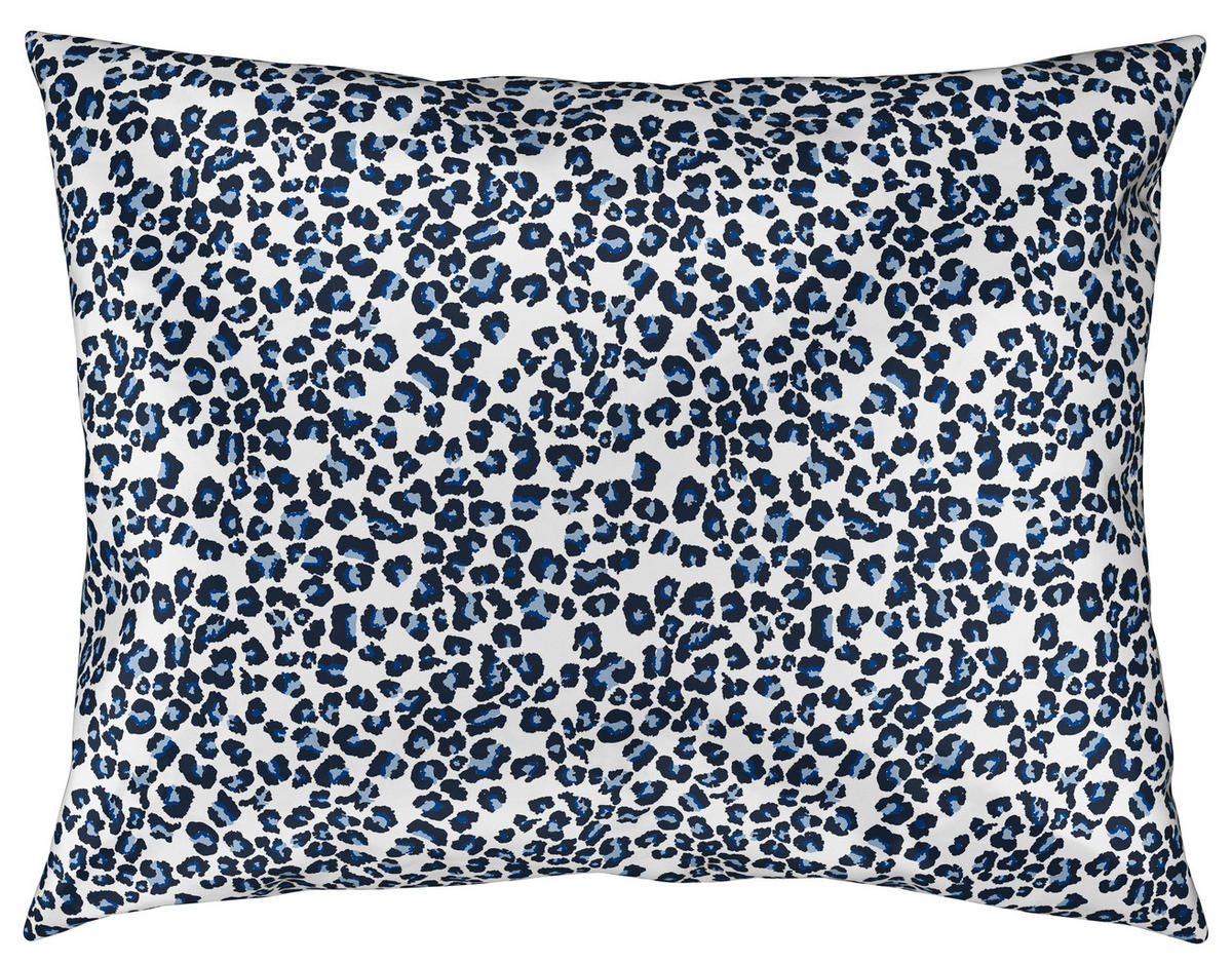 LENJERIE DE PAT 200/220 cm  - albastru/alb, Basics, textil (200/220cm)