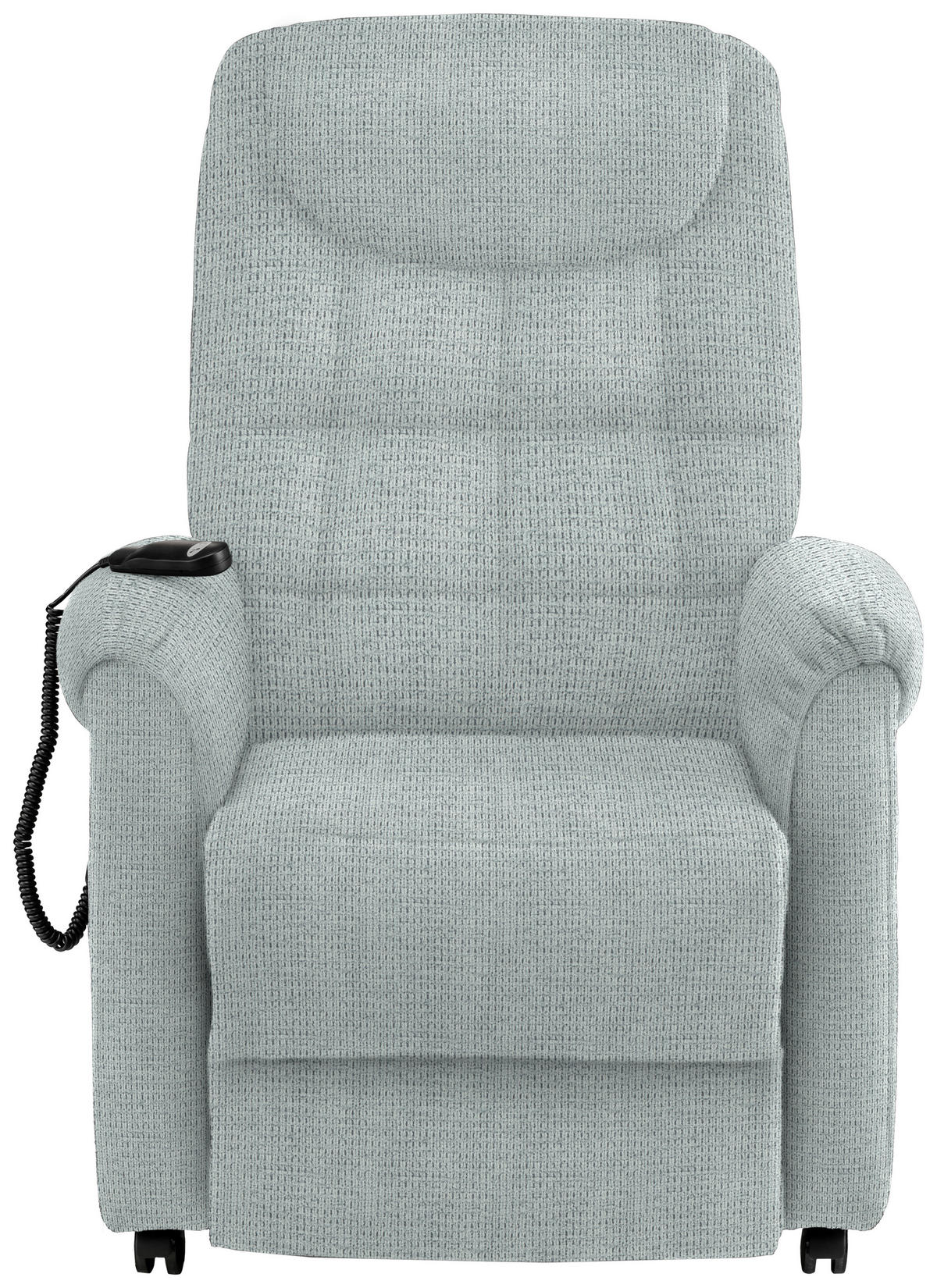 FERNSEHSESSEL  mit Relaxfunktion Mikrofaser Grau, Hellgrau  - Hellgrau/Schwarz, KONVENTIONELL, Kunststoff/Textil (83/113/92cm) - Xora