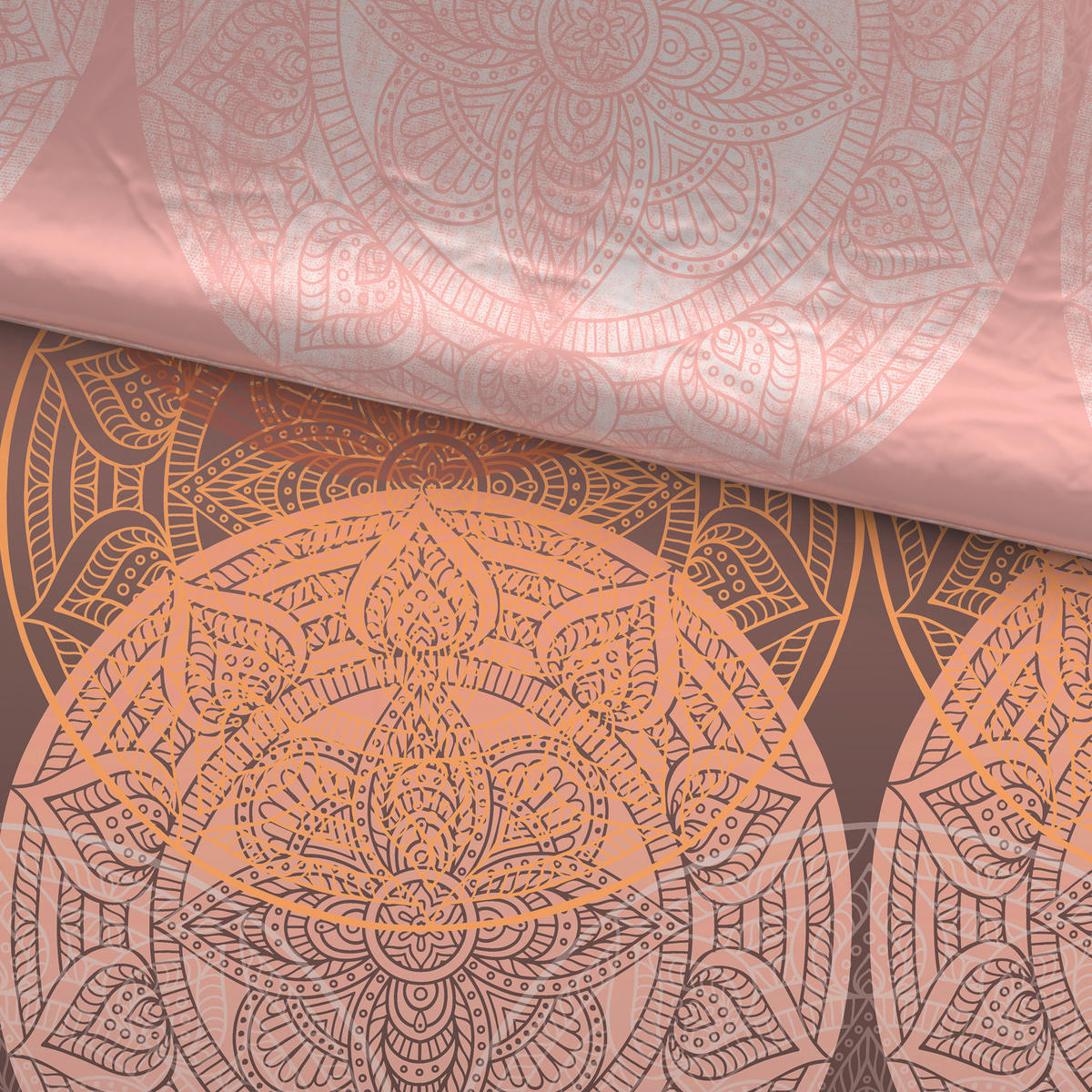 BETTWÄSCHE Neva Satin 150/210 cm  - Rot, KONVENTIONELL, Textil (150/210cm) - Bio:Vio