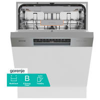GESCHIRRSPÜLER GI673B90X  - Edelstahlfarben, Trend, Kunststoff/Metall (59,8/81,6/57,5cm) - Gorenje
