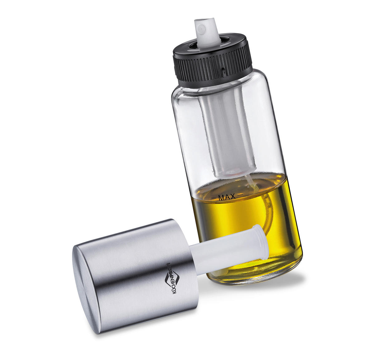 ÖLSPRÜHER - Silberfarben, Basics, Glas/Metall (5,3/5,3/16cm) - KÜCHENPROFI