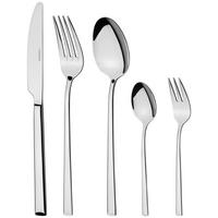 BESTECKSET LAMBADA 60-teilig Edelstahl  - Silberfarben, MODERN, Metall - Collini