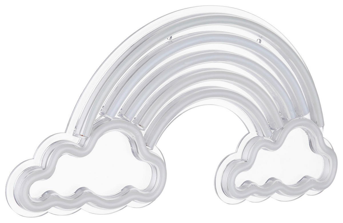 VÄGGLAMPA FÖR BARN 40/20/1,6 cm   - klar/vit, Basics, plast (40/20/1,6cm) - Globo