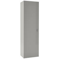 GARDEROBENSCHRANK 52/182/36 cm  - Sandfarben/Alufarben, Design, Holzwerkstoff/Metall (52/182/36cm) - Dieter Knoll