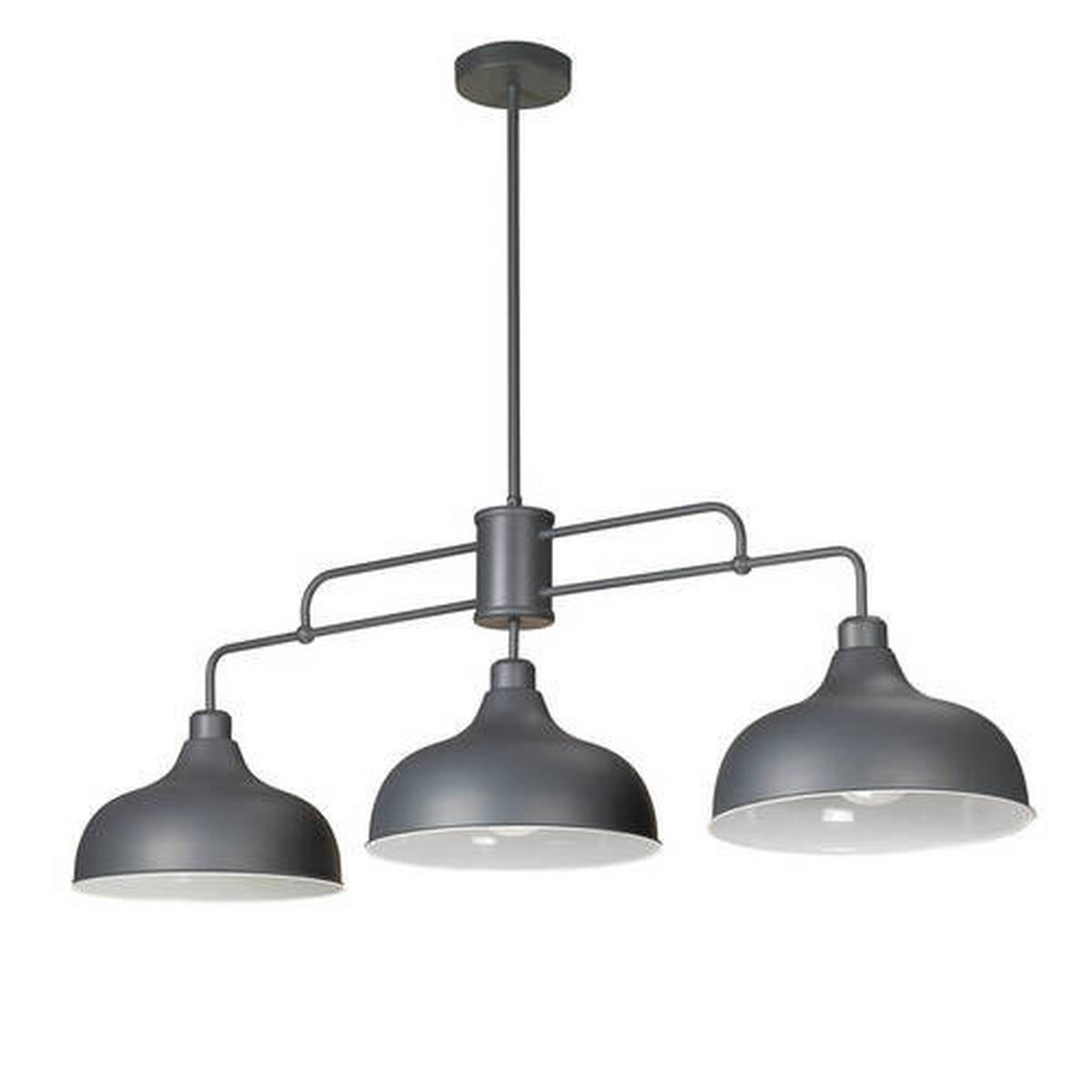 ZÁVĚSNÉ SVÍTIDLO, 106/83/45 cm  - šedá, Konvenční, kov (106/83/45cm)