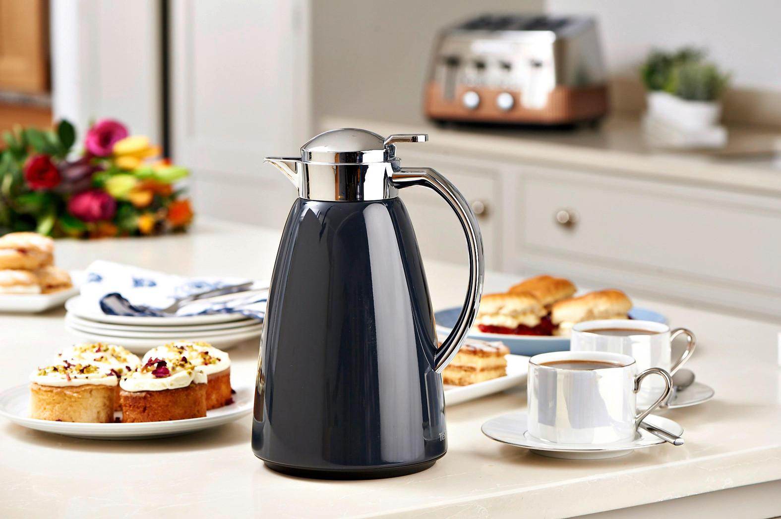 TERMOSKANNA   1 l  - antracit, Design, metall/plast (1l) - Tefal