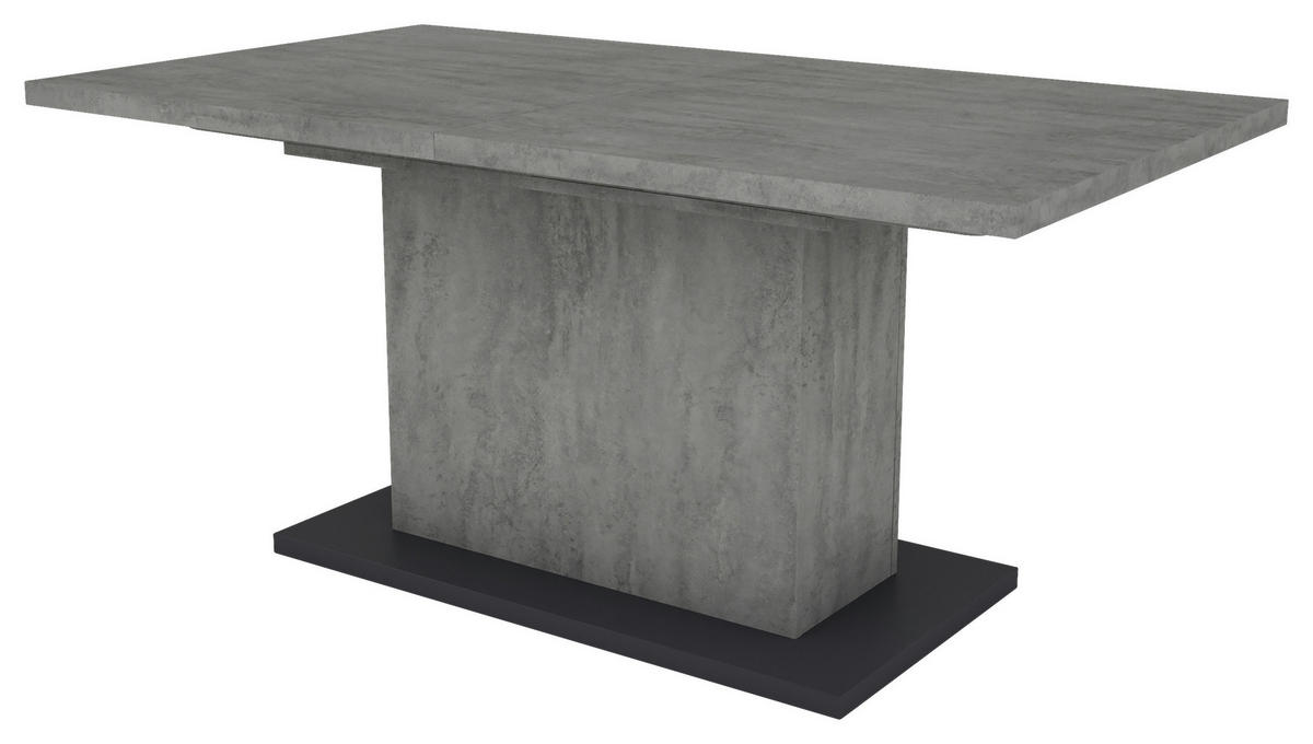 ESSTISCH in Holzwerkstoff 160/90/75 cm  - Anthrazit/Grau, MODERN, Holzwerkstoff (160/90/75cm) - MID.YOU