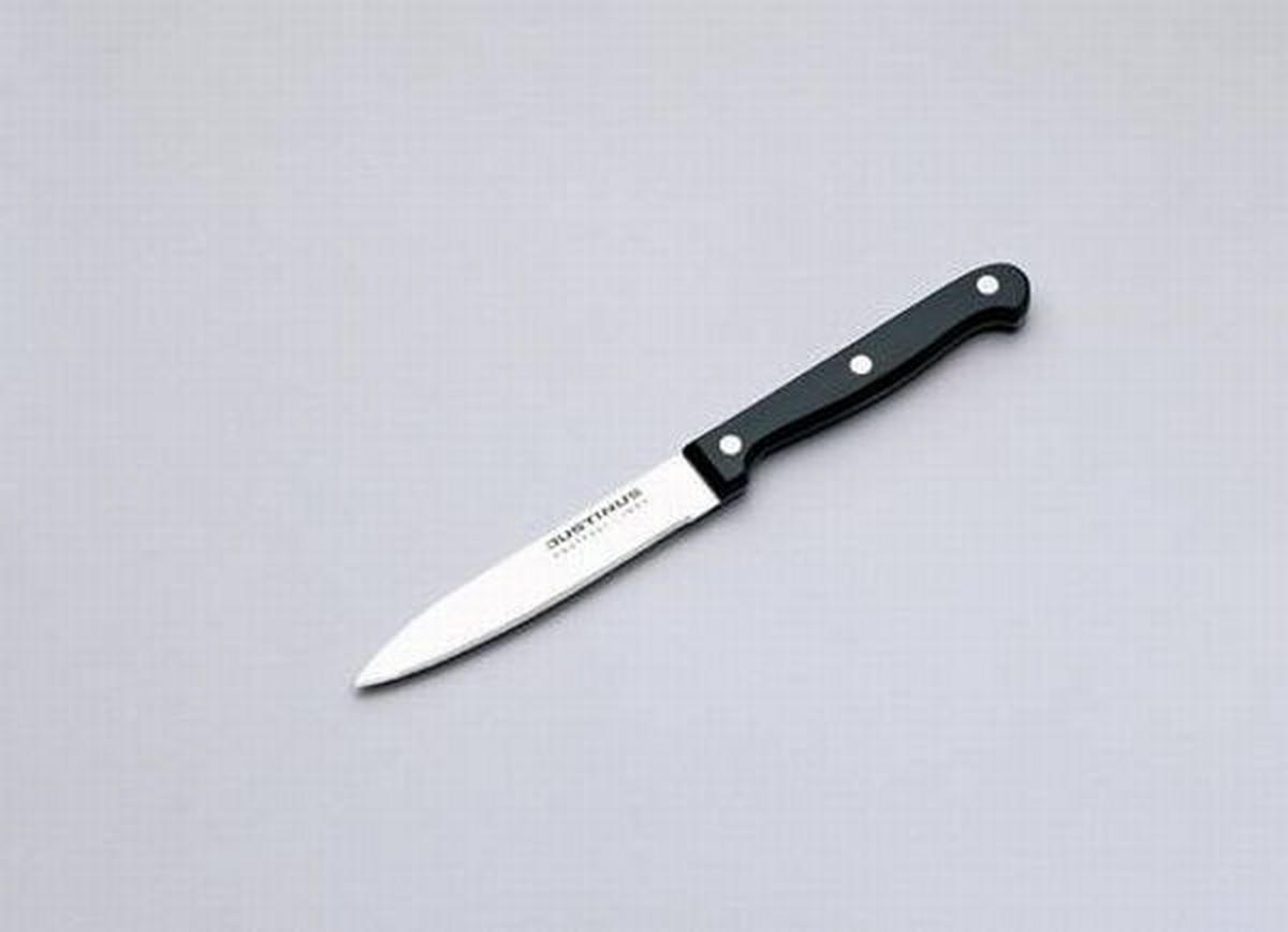 NOŽ ZA TORTE I KOLAČE - srebrna/crna, Konvencionalno, metal/plastika (11cm) - Justinus