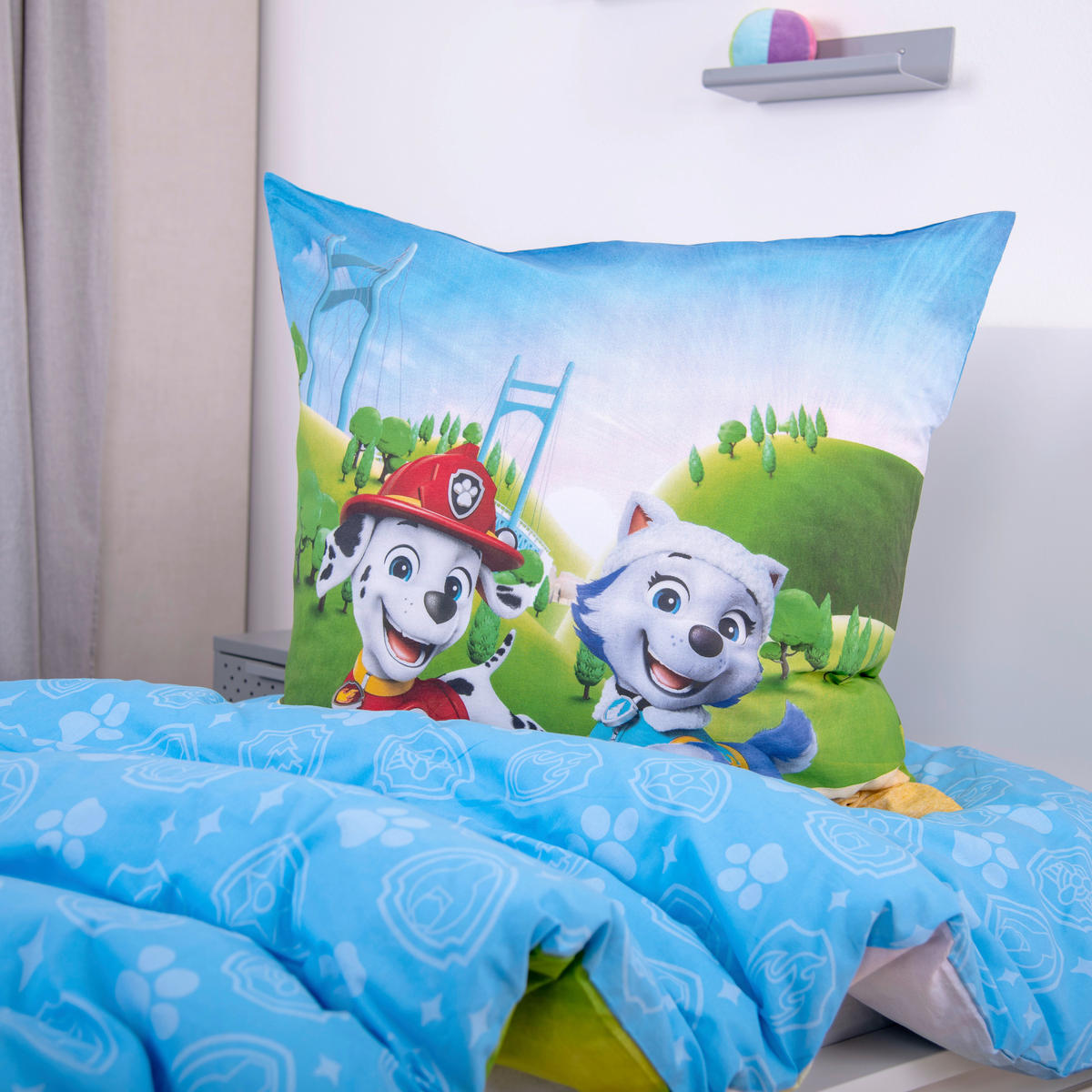 JUGENDBETTWÄSCHE Paw Patrol Renforcé 135/200 cm  - Multicolor/Hellblau, Design, Textil (135/200cm) - Herding