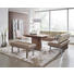 HOCKERBANK in Metall, Leder Schlammfarben - Schlammfarben/Alufarben, Design, Leder/Metall (113/51/48cm) - Moderano HOCKERBANK in Metall, Leder Schlammfarben - Schlammfarben/Alufarben, Design, Leder/Metall (113/51/48cm) - Moderano