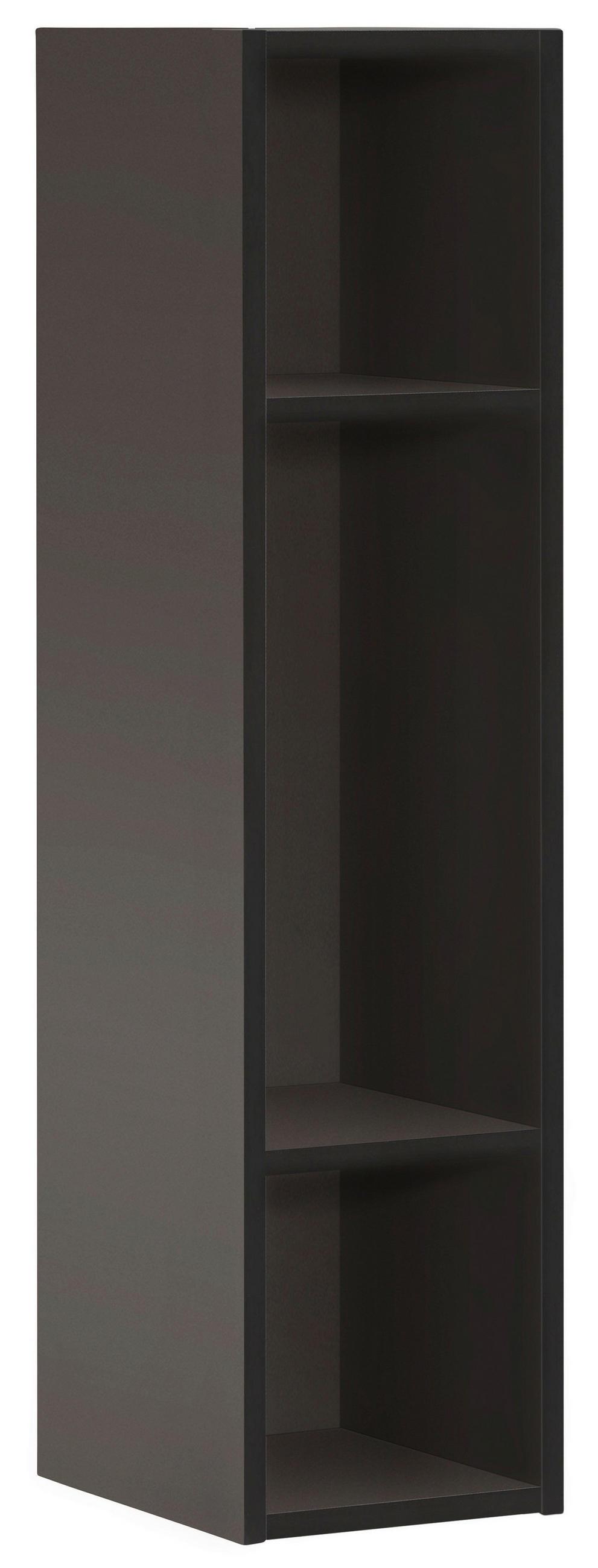 WANDREGAL Schwarz - Schwarz, Basics, Holzwerkstoff (22/89,9/25,8cm)