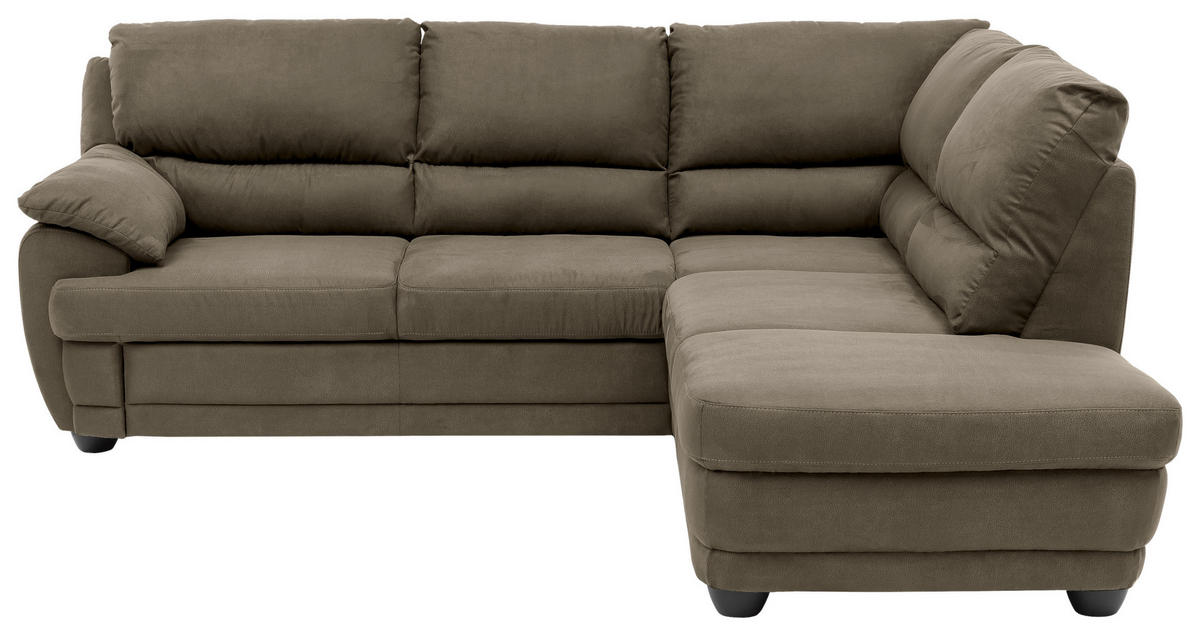 ECKSOFA in Chenille Grau  245/225 cm  - Grau, Design, Kunststoff/Textil (245/225cm) - Livetastic