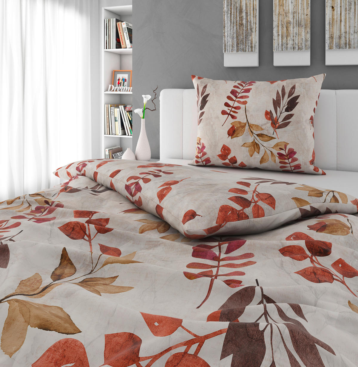 POSTELJINA 140/200 cm  MAUVES  - terakota, Konvencionalno, tekstil (140/200cm) - Esposa