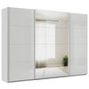 SCHWEBETÜRENSCHRANK  in Seidengrau  - Seidengrau/Alufarben, KONVENTIONELL, Glas/Holzwerkstoff (315/210/62cm) - Xora
