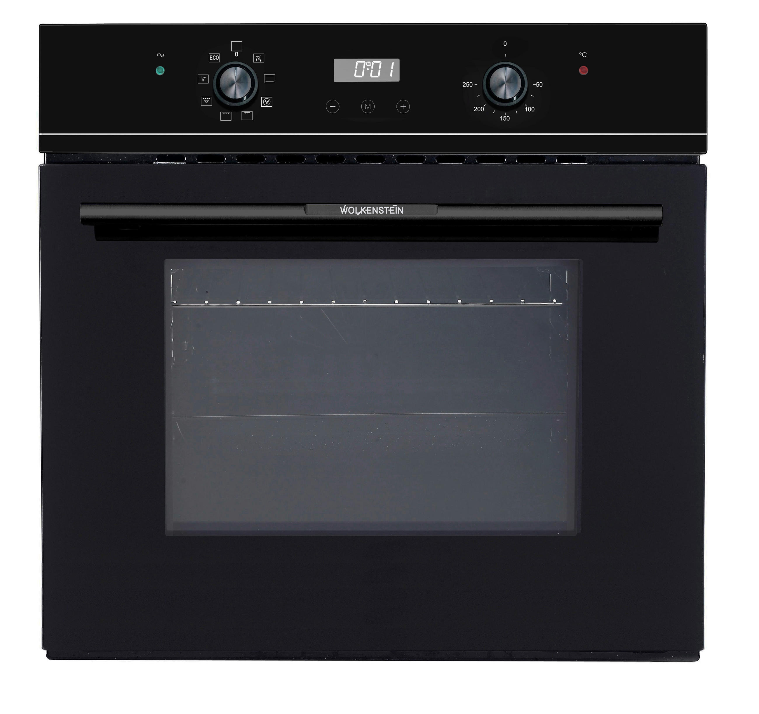 Wolkenstein Backofen Schwarz 59.5x59.5x55 cm