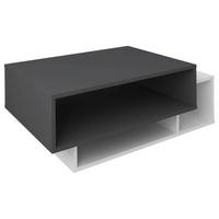 COUCHTISCH 88/50/35 cm rechteckig Anthrazit, Weiß  - Anthrazit/Weiß, MODERN, Holzwerkstoff (88/50/35cm) - MID.YOU