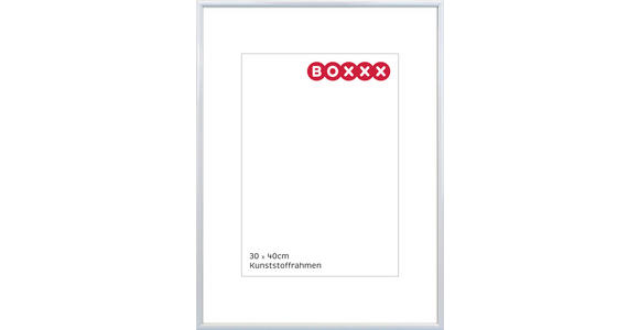 BILDERRAHMEN 31,3/41,3/1,4 cm  - Weiß, Basics, Glas/Kunststoff (31,3/41,3/1,4cm) - Boxxx