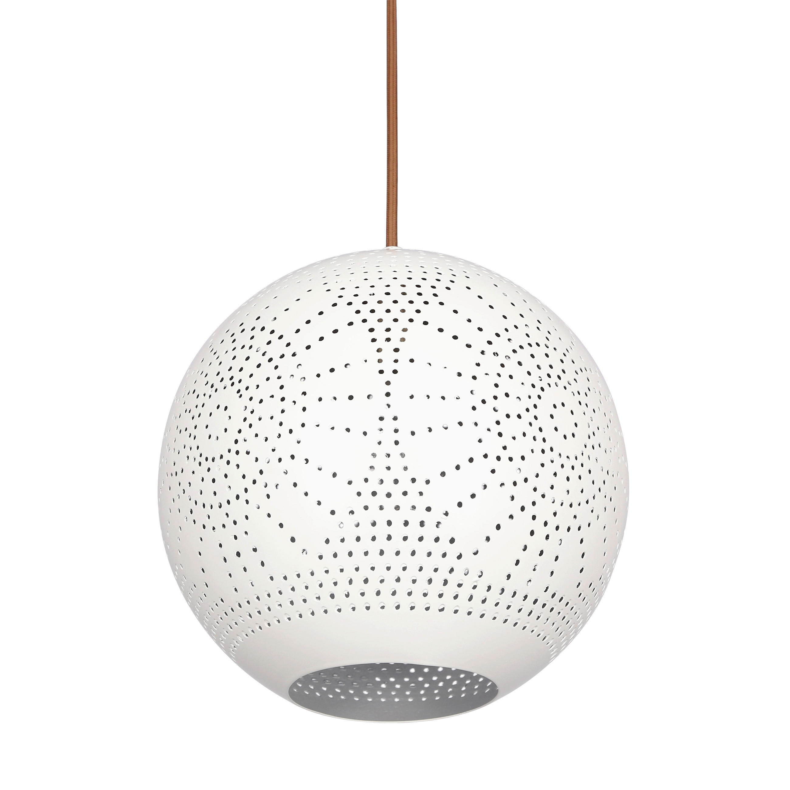 Thumbnail - Pendelleuchte Bene, Weiß, Metall, Kugel,Kugel, 125 cm, RoHS, Europäischer Sicherheitsstandard, einfach zu transportieren...