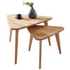 SATZTISCH in Holz 70,5/64/44 cm  - Eichefarben, MODERN, Holz (70,5/64/44cm) - Livetastic