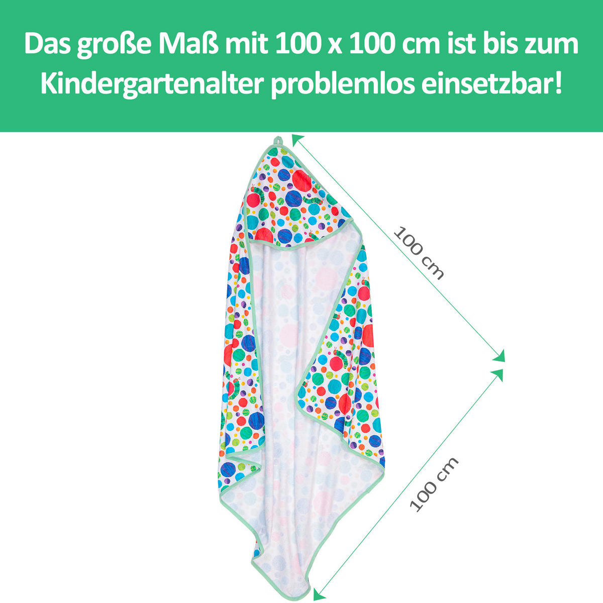 KAPUZENBADETUCH 100/100 cm    - Multicolor, Basics, Textil (100/100cm)