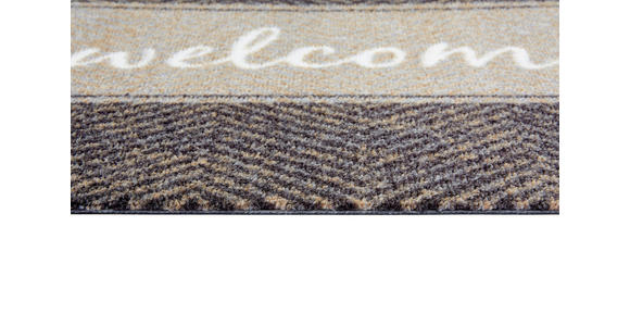 FUßMATTE MIABELLA - Beige/Braun, Design, Textil (50/70cm) - Esposa