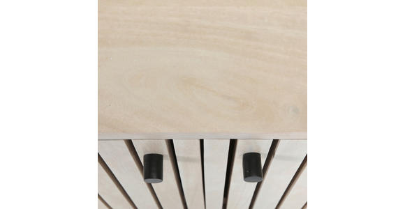LOWBOARD  in 160/50/47 cm  - Eichefarben/Schwarz, Design, Holz (160/50/47cm) - Landscape
