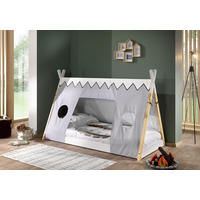 Montessori-Bett Rollrost 90/200 cm  - Naturfarben/Weiß, MODERN, Holz (90/200cm) - MID.YOU