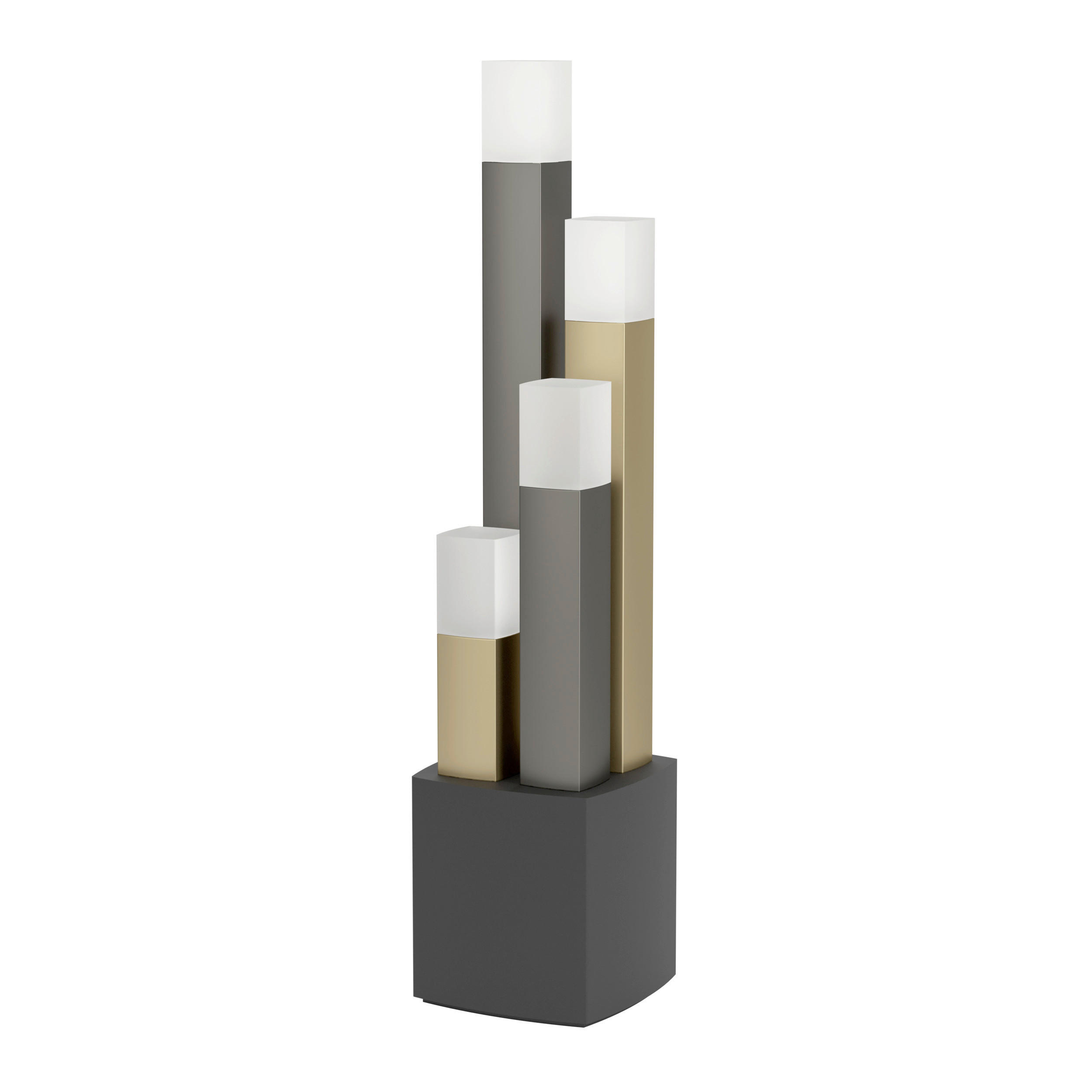 LED-TISCHLEUCHTE 42,5 cm  - Goldfarben/Schwarz, Design, Kunststoff/Metall (42,5cm) - Eglo