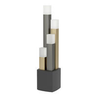 LED-TISCHLEUCHTE 42,5 cm  - Goldfarben/Schwarz, Design, Kunststoff/Metall (42,5cm) - Eglo