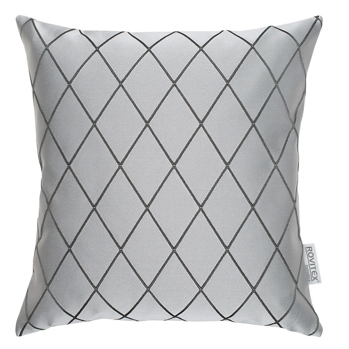 DÍSZPÁRNAHUZAT  - szürke, Basics, textil (45/45cm)