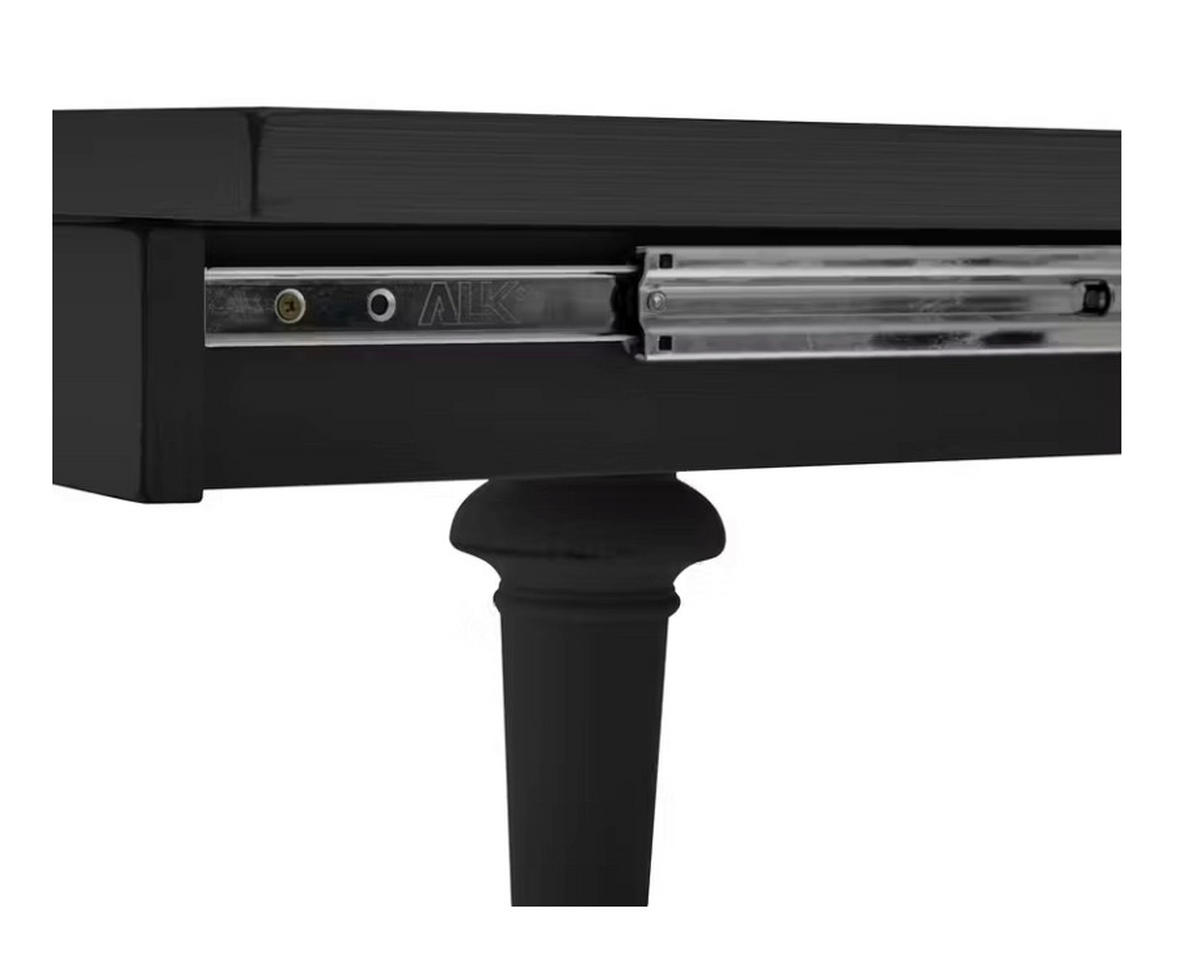 ESSTISCH Schwarz rechteckig  ausziehbar  - Schwarz, LIFESTYLE, Holz (182-232/76/90cm) - Livetastic