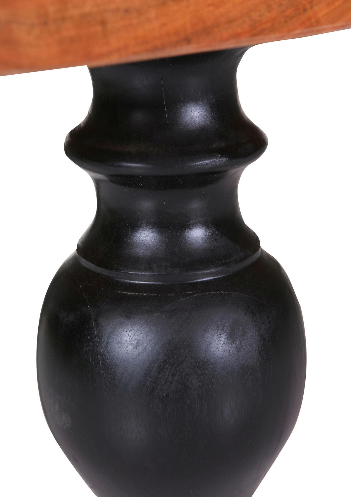 ESSTISCH 220/100/79 cm Echtholz  Holz rechteckig Naturfarben, Schwarz  - Schwarz/Naturfarben, ROMANTIK / LANDHAUS, Holz (220/100/79cm) - Landscape