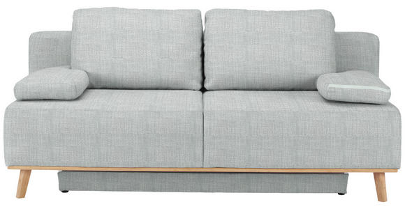 BOXSPRINGSOFA Carla  mit Stoffauswahl, Rücken echt Grau  - Grau, Design, Holz/Textil (203/97/107cm) - Dieter Knoll