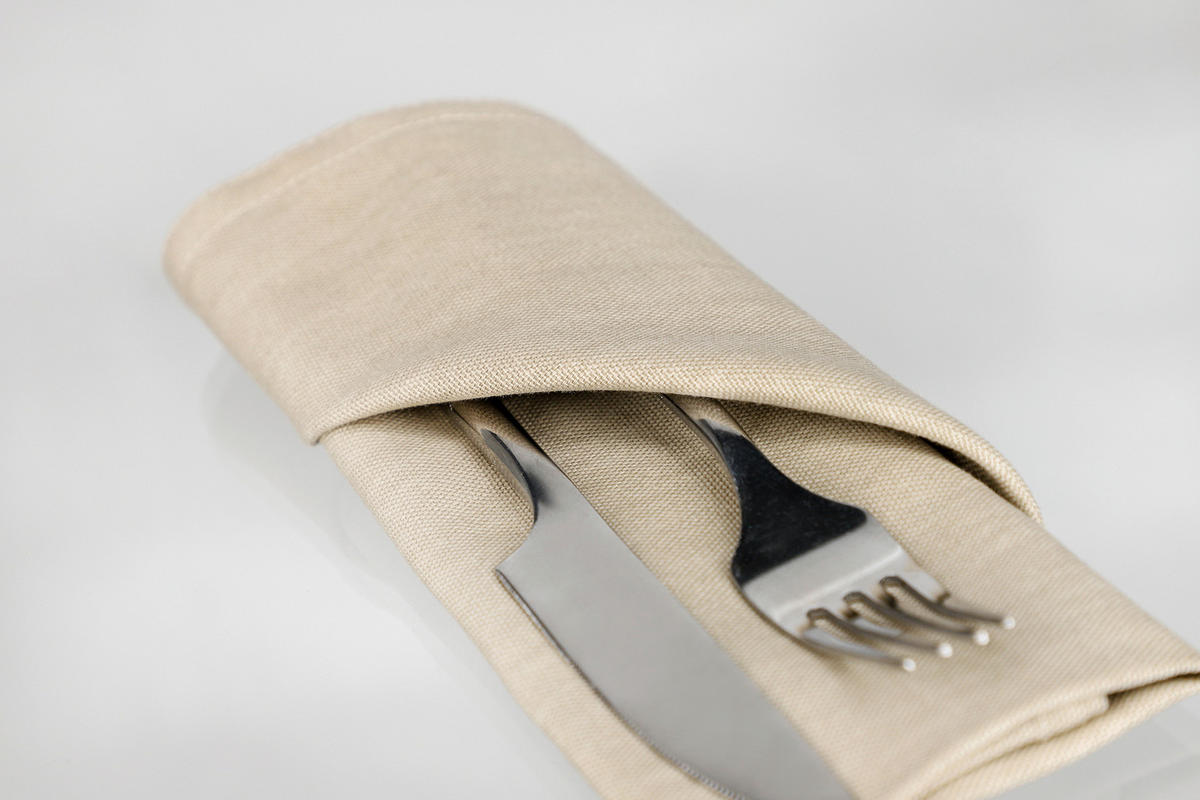 STOFFSERVIETTE 40/40 cm   - Sandfarben, Basics, Textil (40/40cm) - Schöner Wohnen