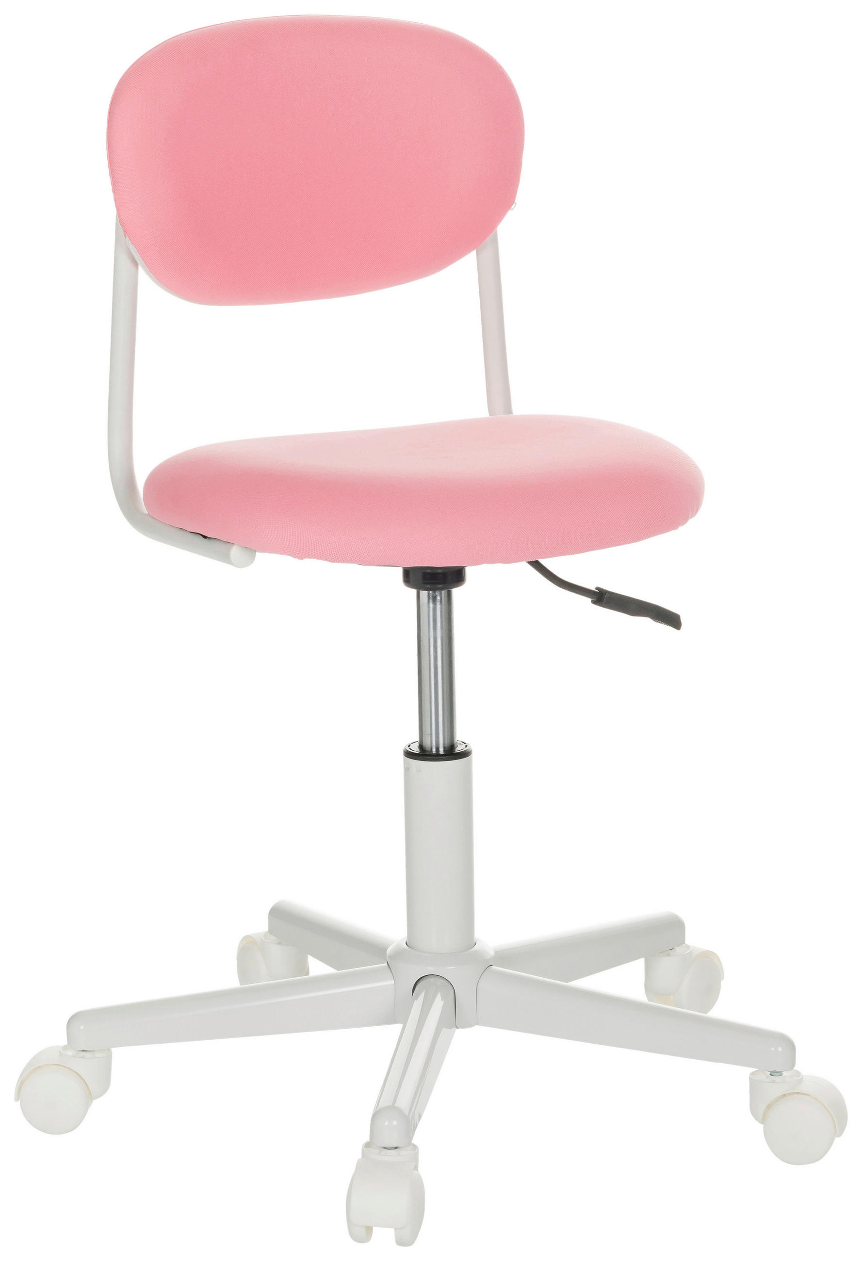 SNURRSTOL FÖR UNGDOMAR  i pink  - vit/pink, Basics, textil/plast (60/72-83/60cm) - MID.YOU