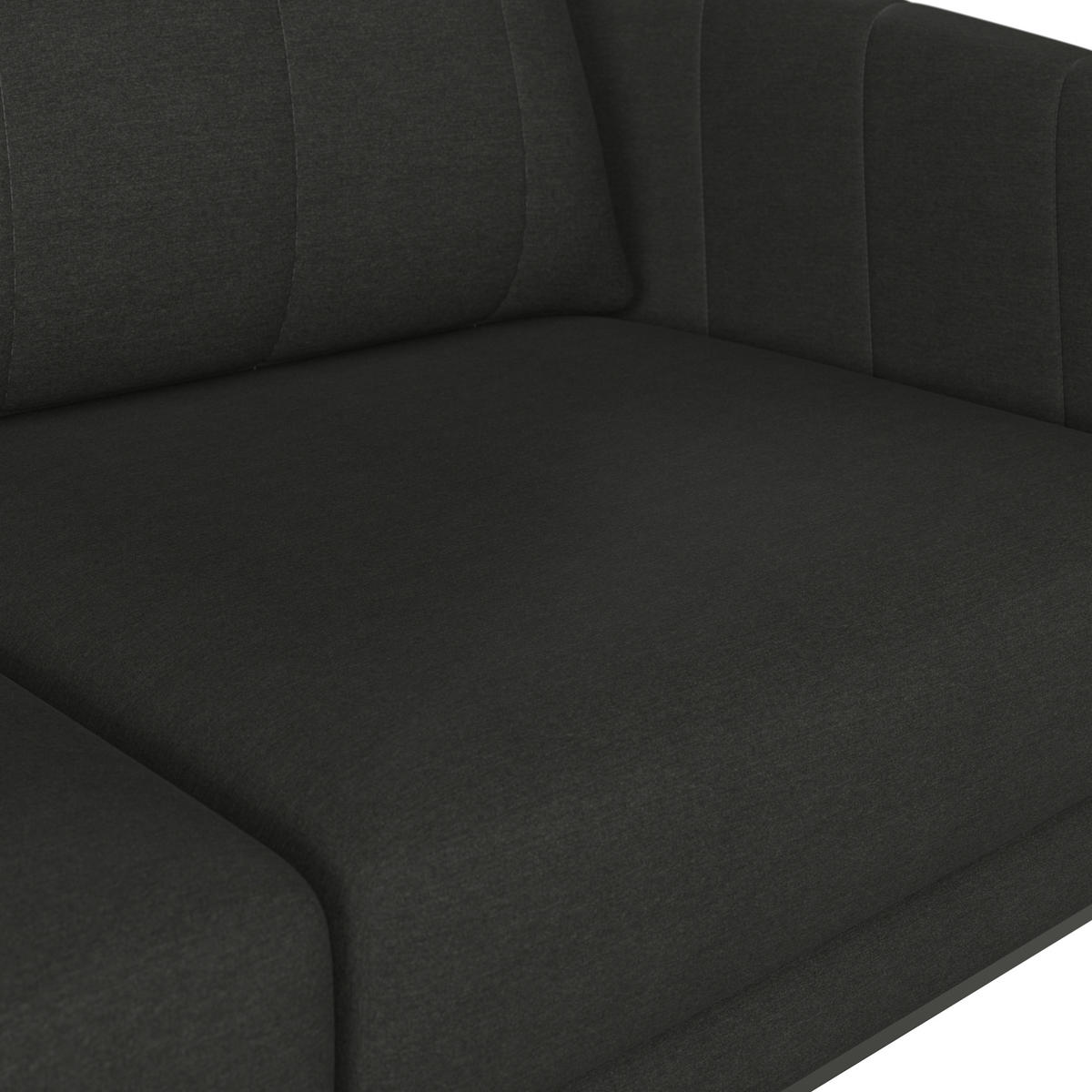 LOUNGEGARNITUR 4-teilig    - Anthrazit, Modern, Glas/Textil - Ambia Garden