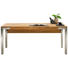 SCHREIBTISCH - Edelstahlfarben/Eichefarben, KONVENTIONELL, Holz/Metall (180/75/80cm) - Linea Natura SCHREIBTISCH - Edelstahlfarben/Eichefarben, KONVENTIONELL, Holz/Metall (180/75/80cm) - Linea Natura