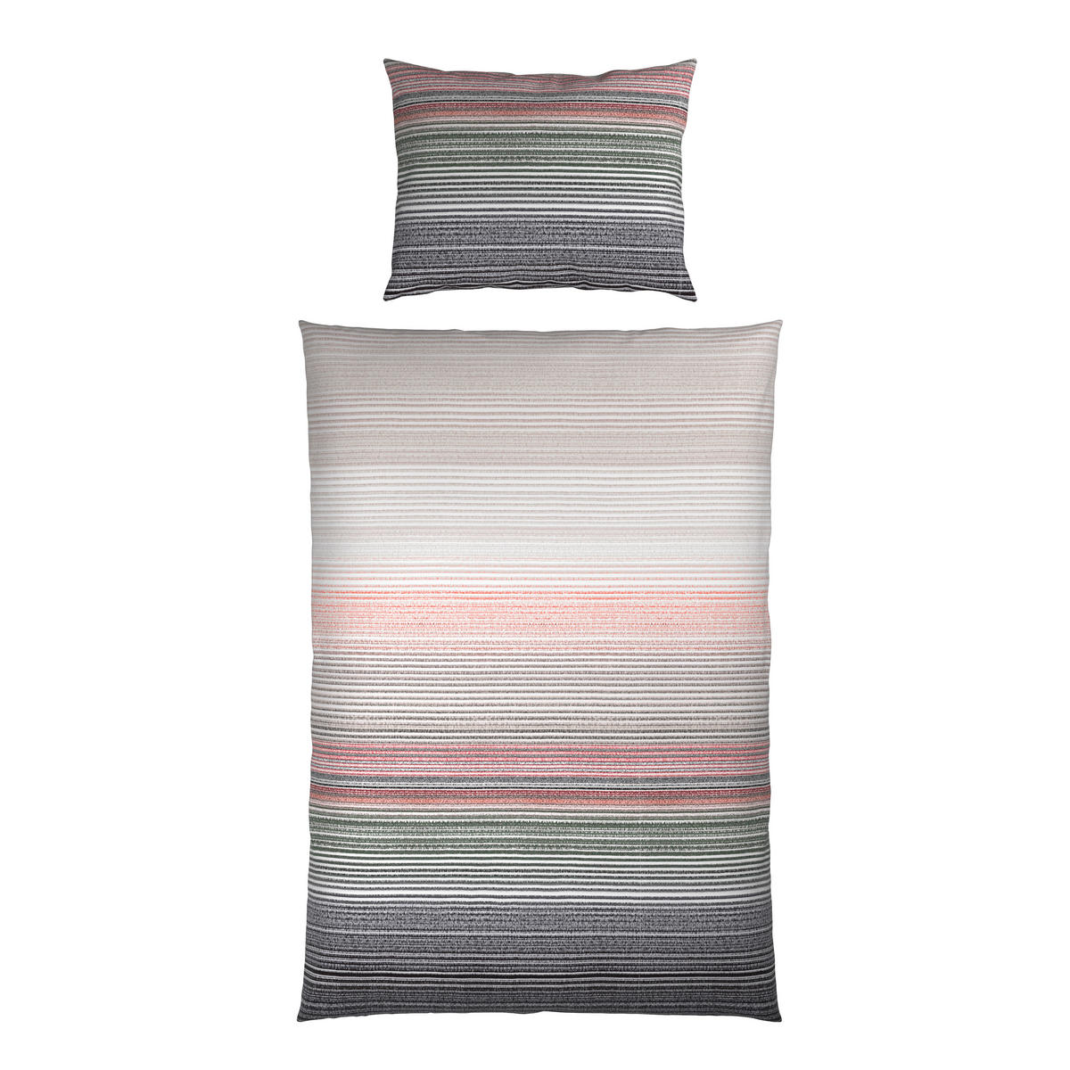WENDEBETTWÄSCHE -teilig Satin, Flachgewebe 140/200 cm  - Anthrazit, Basics, Textil (140/200cm) - Esposa