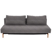 SCHLAFSOFA in Holz, Textil Grau - Eichefarben/Grau, Design, Holz/Textil (200/65/93cm) - Innovation